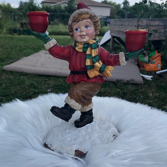 Winter Holiday tape candle holder - Picture 5 of 12